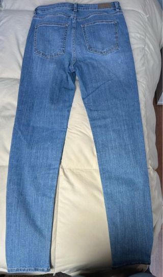 Vaqueros pitillo azules