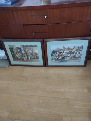 7 Cuadros Vintage - Paisajes