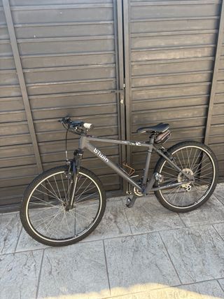 Bicicleta Btwin Rockrider Gris