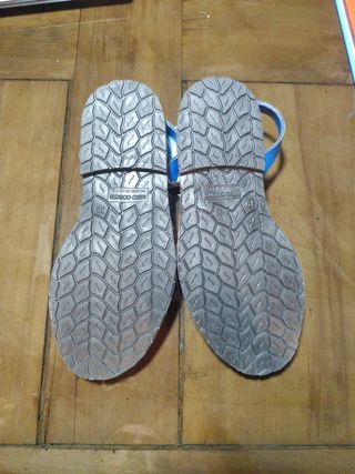 Avarcas MIBO azul marino, talla 38