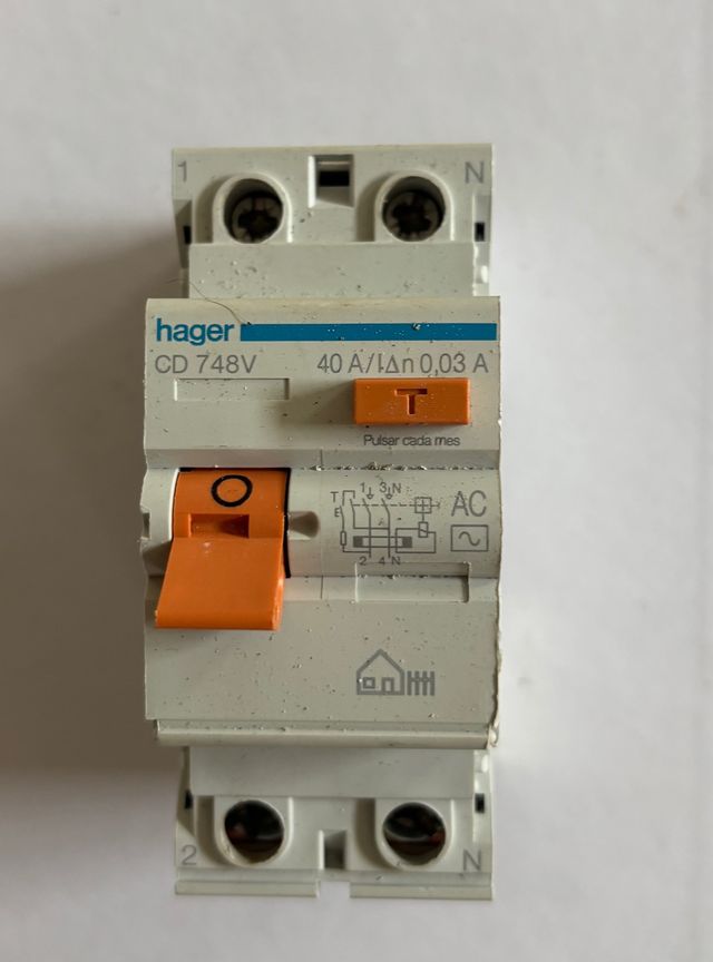 HAGER Magnetotérmicos-diferenciales (ver lote)