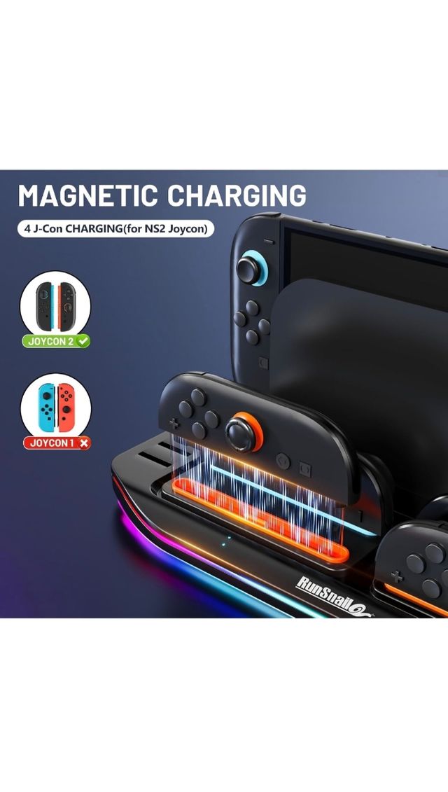 Base carga multifunción RunSnail NS2 para 4 mandos