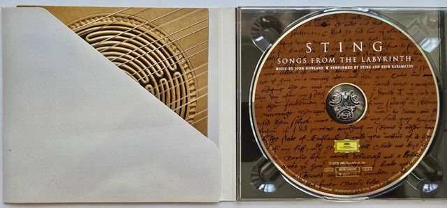 CD Sting Canções do Labirinto