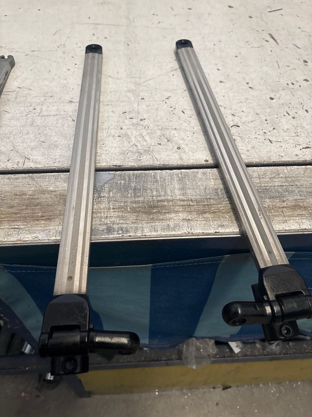 Brazos de toldo - metal plateado o blanco