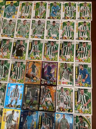 81 cromos Real Betis Balompié sin repetir retro