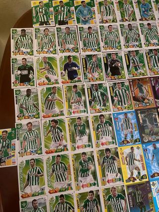 81 cromos Real Betis Balompié sin repetir retro
