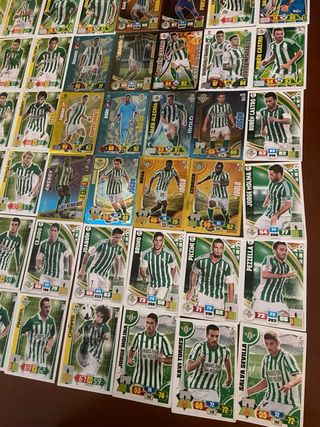 81 cromos Real Betis Balompié sin repetir retro