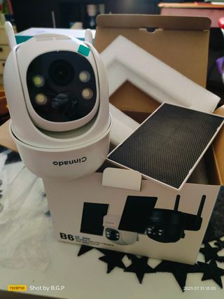 Cámara seguridad Cinnado B6 Solar 2K