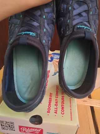 Skechers Breathe Easy - Scarpe Blu n.35