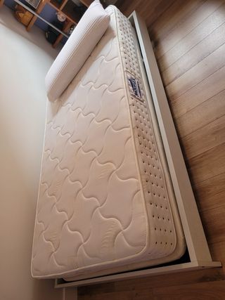 Cama juvenil blanca