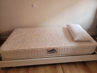 Cama juvenil blanca