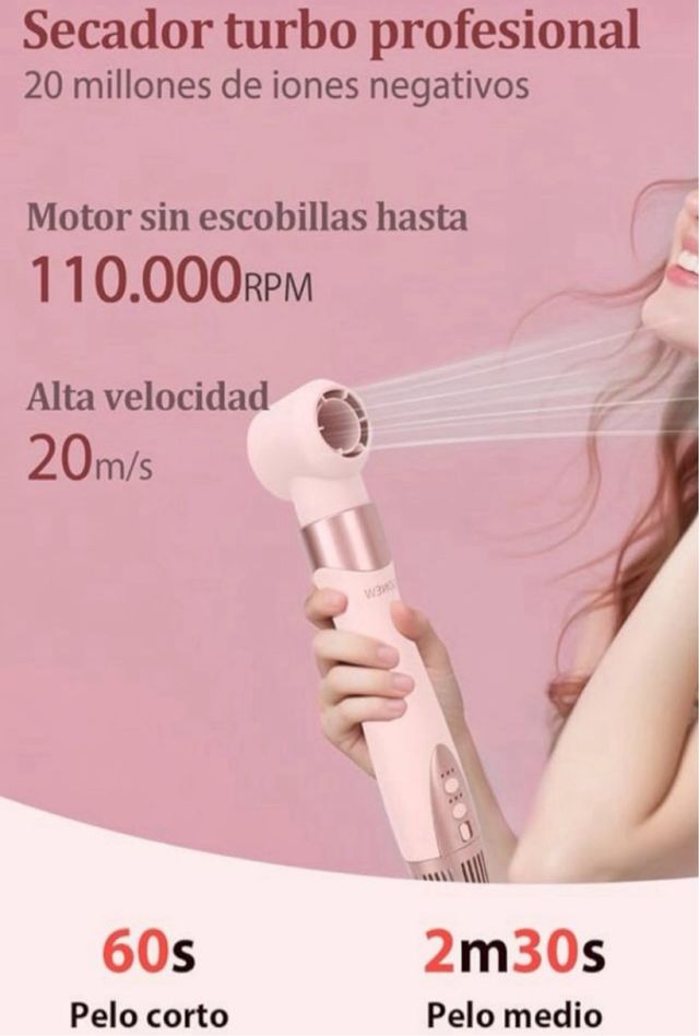 Secador tecnologia iónica Sonew 6 en 1