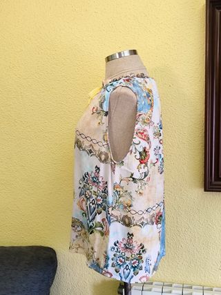 Camiseta boho chic multicolor