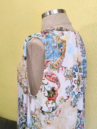 Camiseta boho chic multicolor