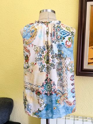 Camiseta boho chic multicolor