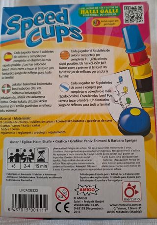 Speed Cups - Juego de mesa