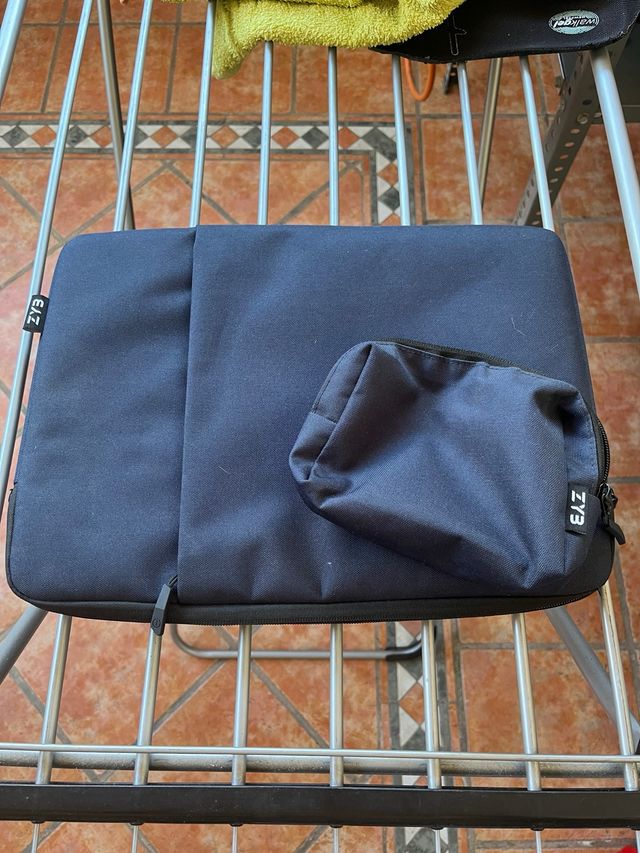 Funda portátil ZY3 azul + funda ratón