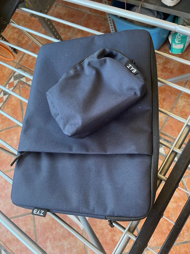 Funda portátil ZY3 azul + funda ratón