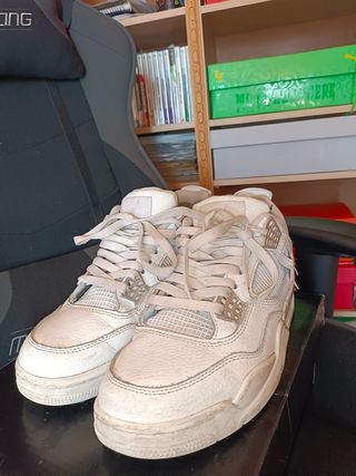 Zapatillas Jordan 4 blancas talla 40
