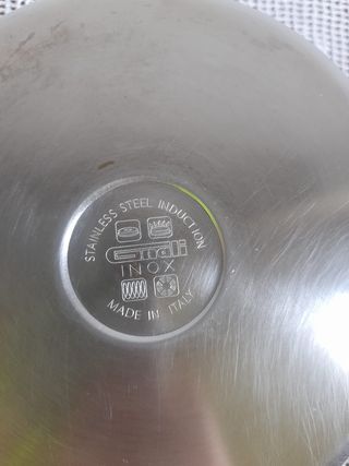 Pentolino per tutti i piani in acciaio inox con ma