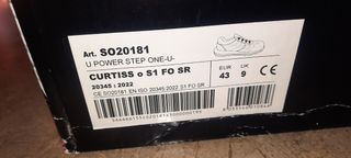 Zapatos seguridad U Power - Talla 43