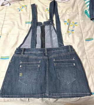 Peto falda vaquero azul