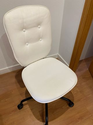Silla escritorio blanca 