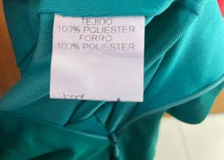 Traje Tapioca turquesa XL