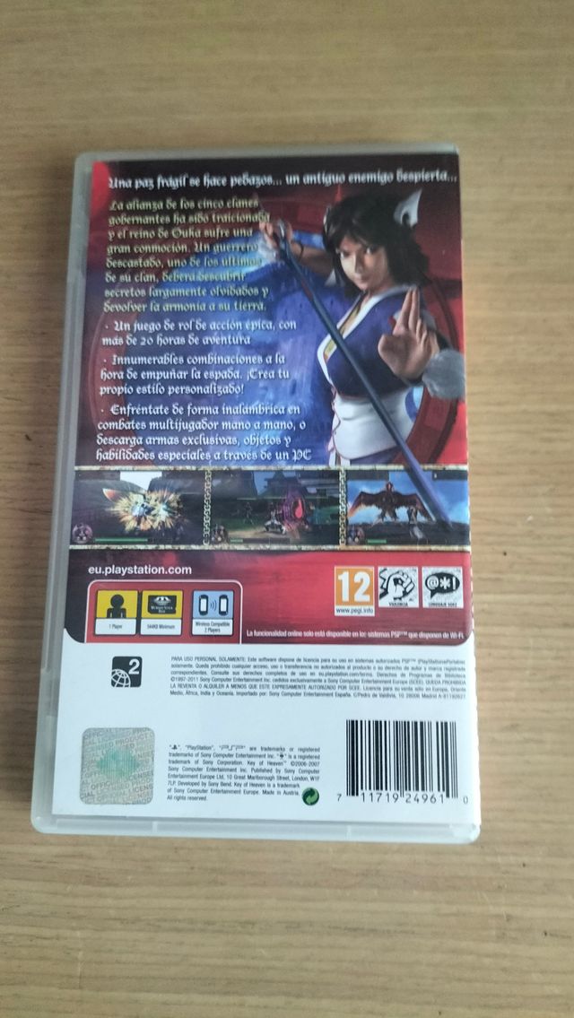 Key of Heaven - PSP juego Sony