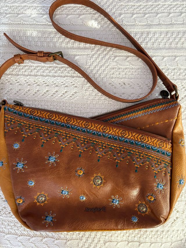 Bolso Desigual marrón - Multicolor