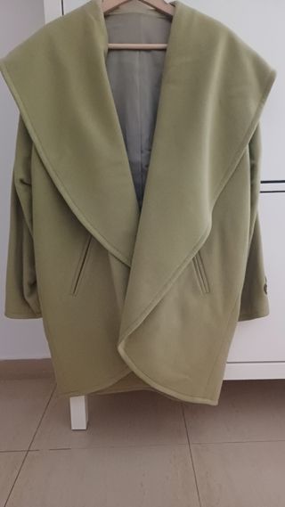 Chaquetón lana virgen - Verde oliva - T.46/48