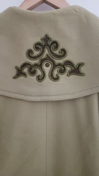 Chaquetón lana virgen - Verde oliva - T.46/48