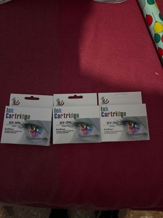 3 cartuchos Canon IEP-2992, 2993, 2994