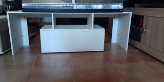 Mueble TV blanco - Armario TV