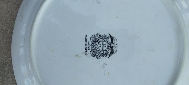 Plato Cartuja cerámica antigua