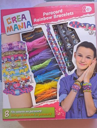 Pulseras Crea Mania Paracord rainbow bracelets