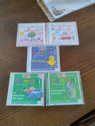Tutti i 5 CD Canzoni Bambini Usati a 5 euro