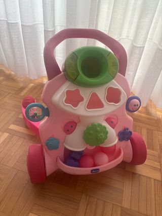 Correpasillos Chicco niña rosa