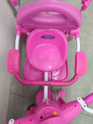 Triciclo infantil rosa