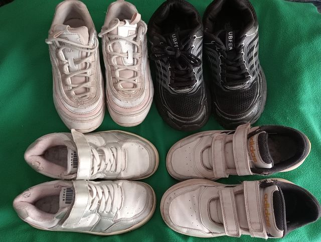 Zapatillas niñas y niños - 4 pares