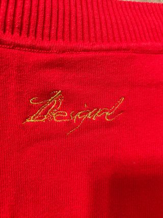 Maglioncino rosso stampato