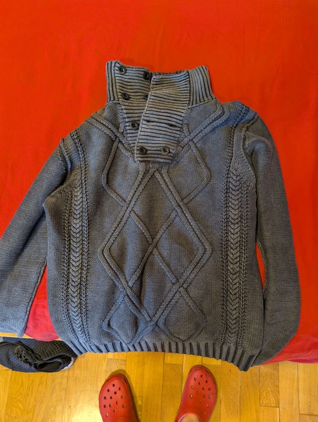 Suéter Jersey CONSENSO gris - Talla M