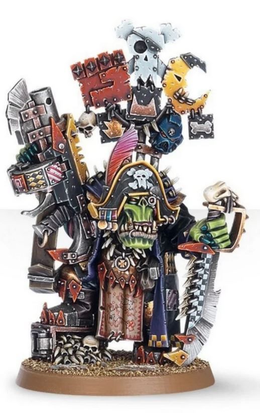 Kaptin Badrukk Kapitan Orkos Orks Warhammer 40000