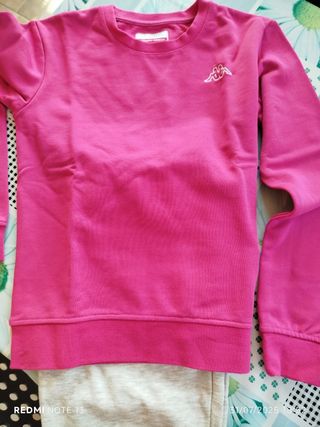 Felpa Kappa rosa