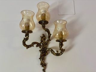 Aplique lamapara de pared vintage bronce retro