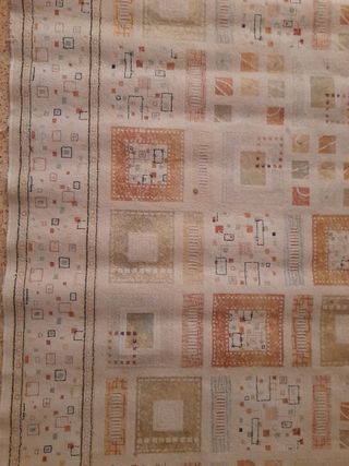 Tappeto 200 x 130 cm con motivo quadrato