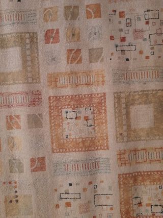 Tappeto 200 x 130 cm con motivo quadrato