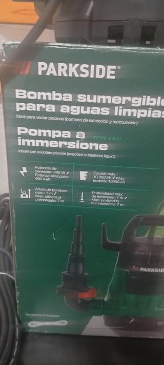 Bomba Sumergible Parksid PETPK 400 A1