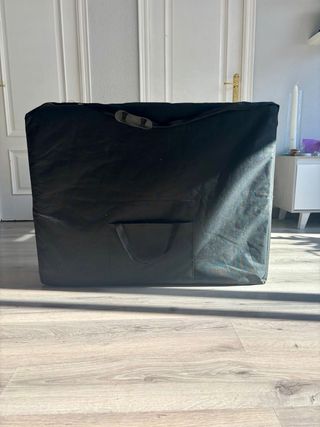 camilla fucsia para estetica y masajes