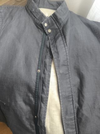 Chaqueta entretiempo azul, talla 8 años, niño.